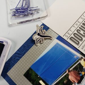 Scrapbooker Crafting Bug Pin