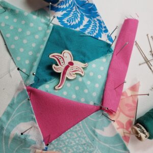 The Quilter Crafting Bug Pin