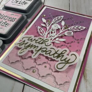 Handmade Ombre With Sympathy Card