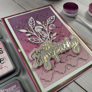 Handmade Ombre With Sympathy Card